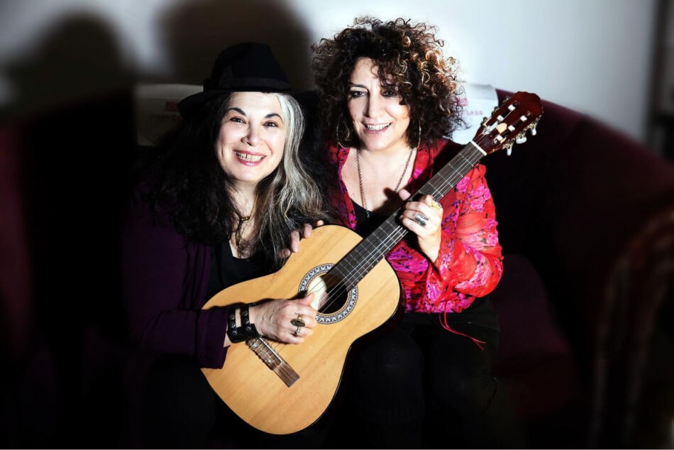 Eve Polycarpou and Martha D.Lewis (credit: Sheila Burnett)