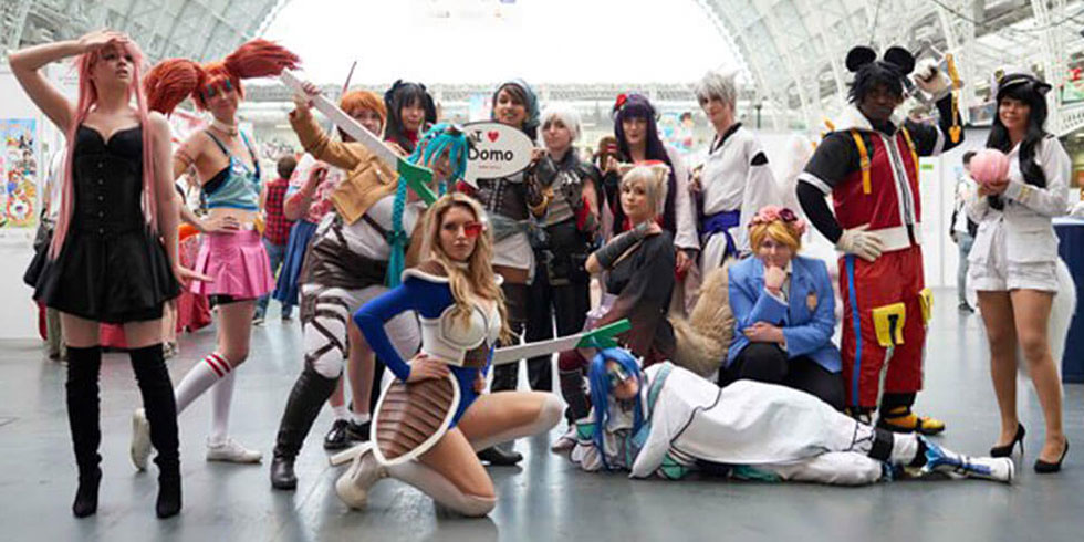 Large group of fans at Hyper Japan