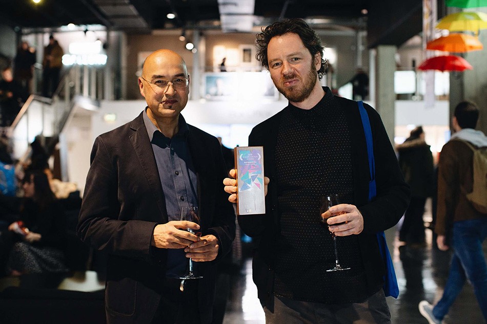 Paul Basu and Chris Allen - winners of Best Research Film Award