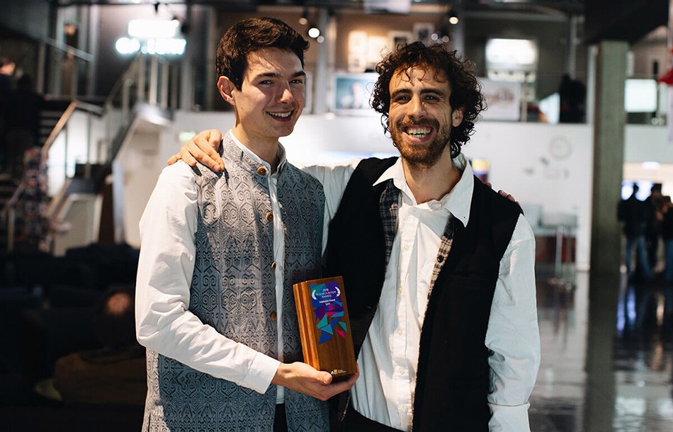 Ross Harrison and Nicholas O'brien - winners of Inspiration Award