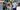 Ben Fogle with British couple George and Sophie in front of their farmhouse in Tuscany