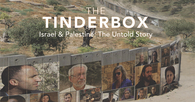 The Tinderbox film poster featuring Gillian Mosely and those featured in the film